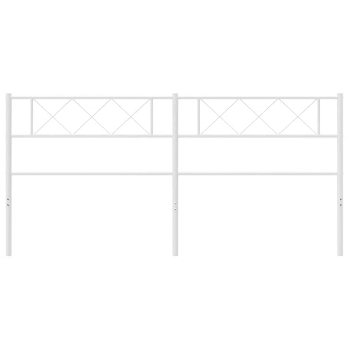 Tăblie de pat de schimb metalică, alb, 180 cm WALTI