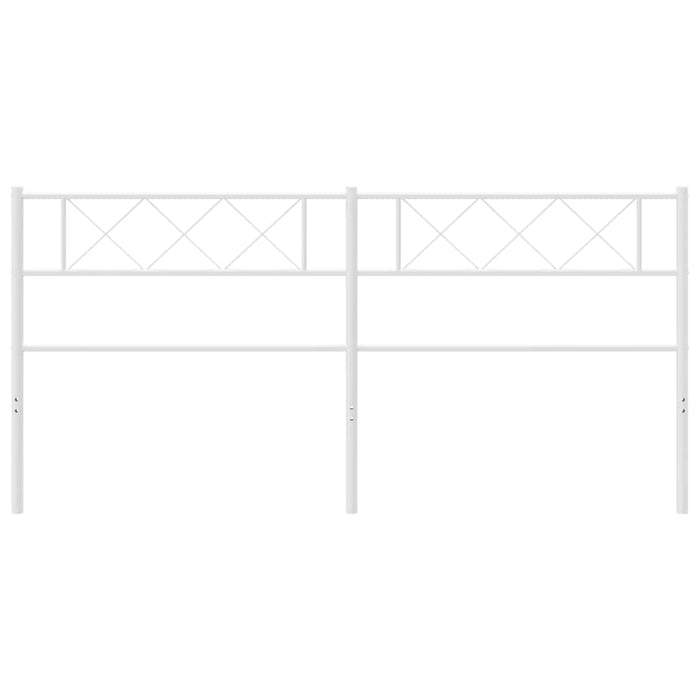 Tăblie de pat de schimb metalică, alb, 193 cm WALTI