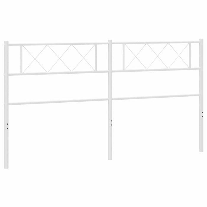 Tăblie de pat de schimb metalică, alb, 200 cm WALTI