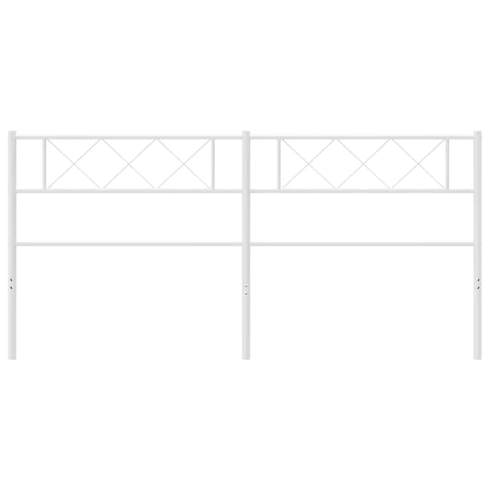 Tăblie de pat de schimb metalică, alb, 200 cm WALTI