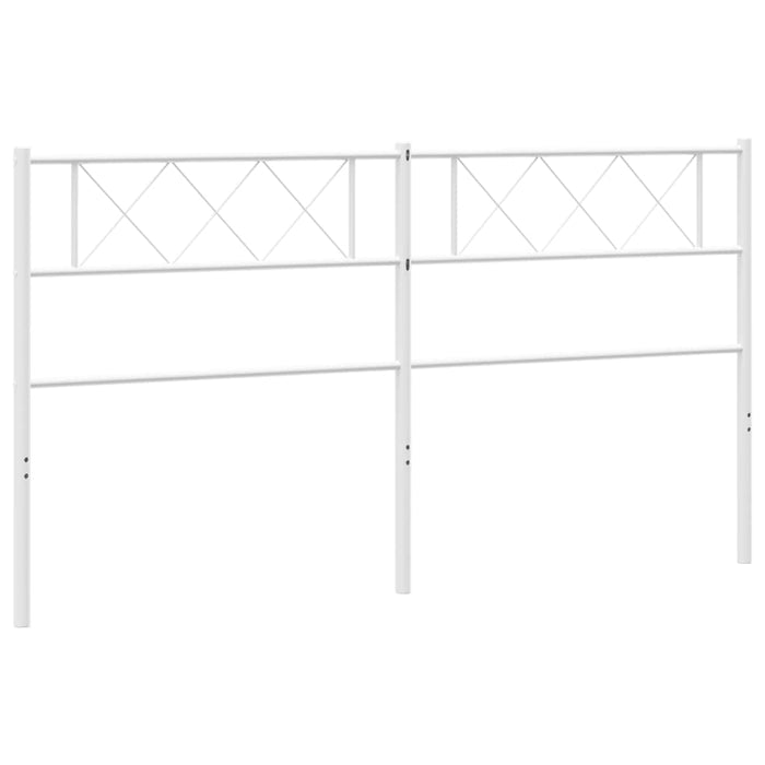 Tăblie de pat de schimb metalică, alb, 200 cm WALTI