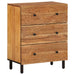 Dulapuri lateral, 2 buc., 60x33x75 cm, lemn masiv de acacia - WALTI WALTI