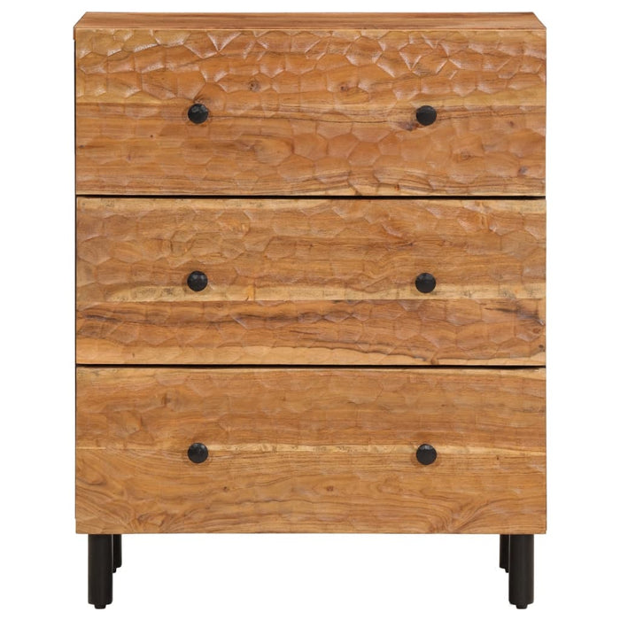 Dulapuri lateral, 2 buc., 60x33x75 cm, lemn masiv de acacia - WALTI WALTI
