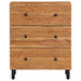 Dulapuri lateral, 2 buc., 60x33x75 cm, lemn masiv de acacia - WALTI WALTI