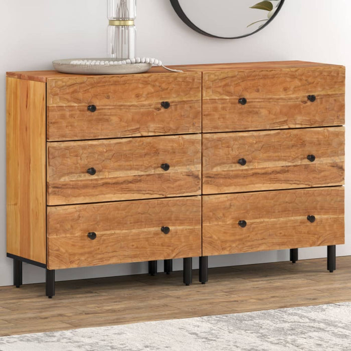 Dulapuri lateral, 2 buc., 60x33x75 cm, lemn masiv de acacia - WALTI WALTI
