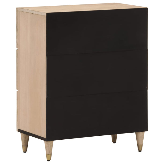 Dulapuri laterale, 2 buc., 60x33x75 cm, lemn masiv de mango WALTI