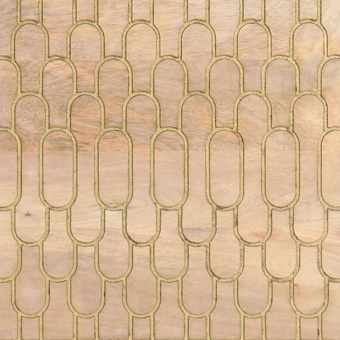Dulapuri laterale, 2 buc., 60x33x75 cm, lemn masiv de mango WALTI