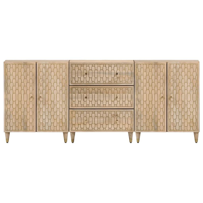 Dulapuri laterale, 3 buc., 60x33x75 cm, lemn masiv de mango - WALTI WALTI
