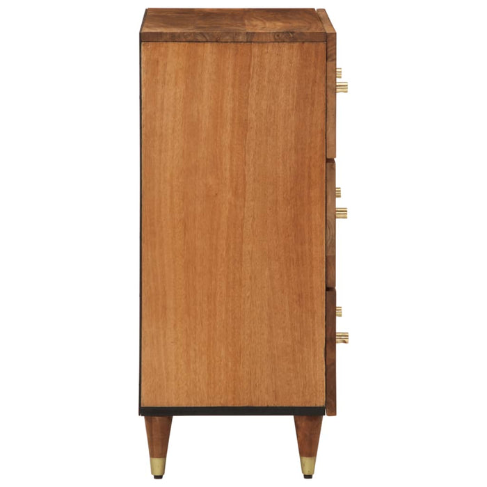 Dulapuri laterale, 2 buc., 60x33x75 cm, lemn masiv de mango WALTI