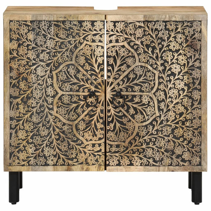 Set mobilier de baie, 2 piese, lemn masiv de mango - WALTI WALTI