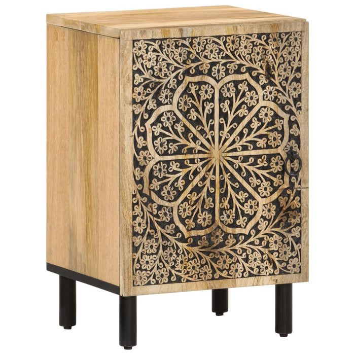 Set mobilier de baie, 4 piese, lemn masiv de mango WALTI
