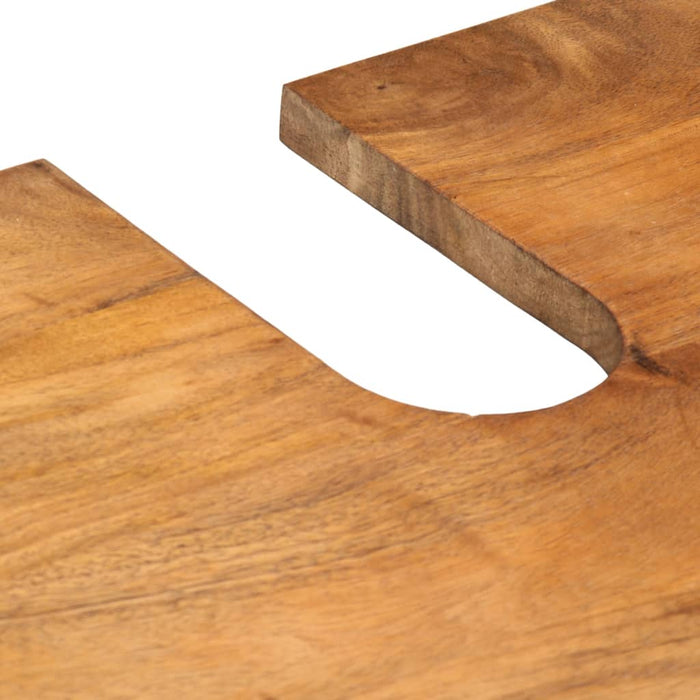 Set mobilier de baie, 2 piese, lemn masiv de mango WALTI