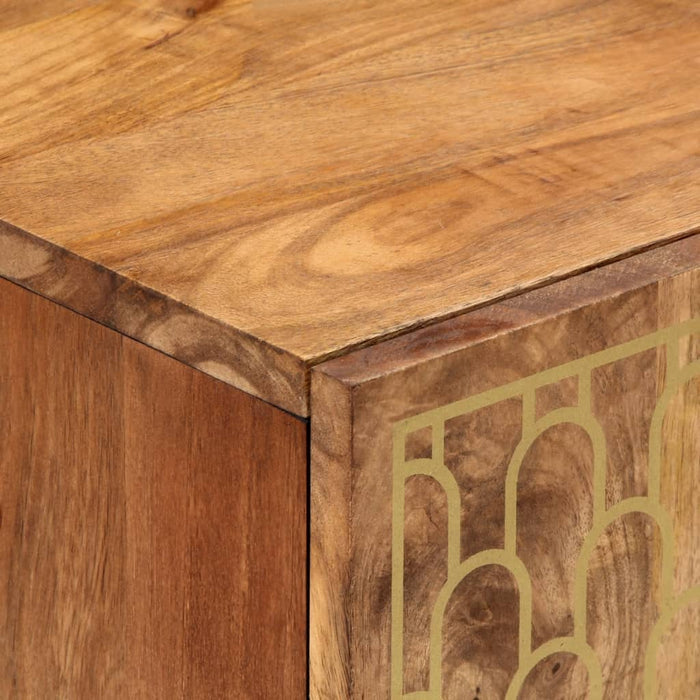 Set mobilier de baie, 4 piese, lemn masiv de mango WALTI