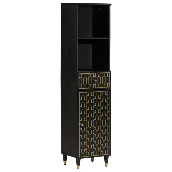 Set mobilier de baie, 3 piese, lemn masiv de mango WALTI