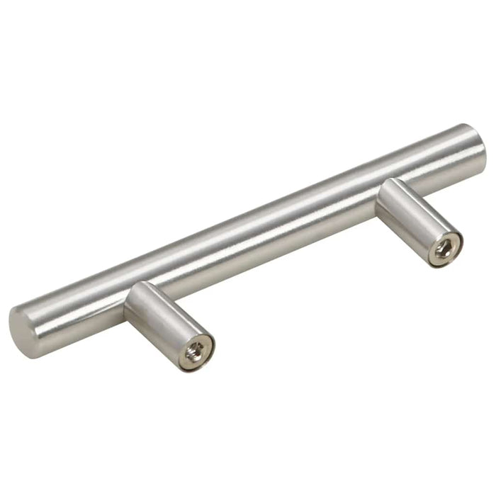 Mânere de dulap, 10 buc., argintiu, 64 mm, oțel inoxidabil WALTI