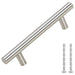 Mânere de dulap, 10 buc., argintiu, 96 mm, oțel inoxidabil - WALTI WALTI