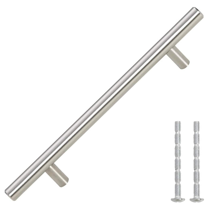 Mânere de dulap, 10 buc., argintiu, 160 mm, oțel inoxidabil - WALTI WALTI