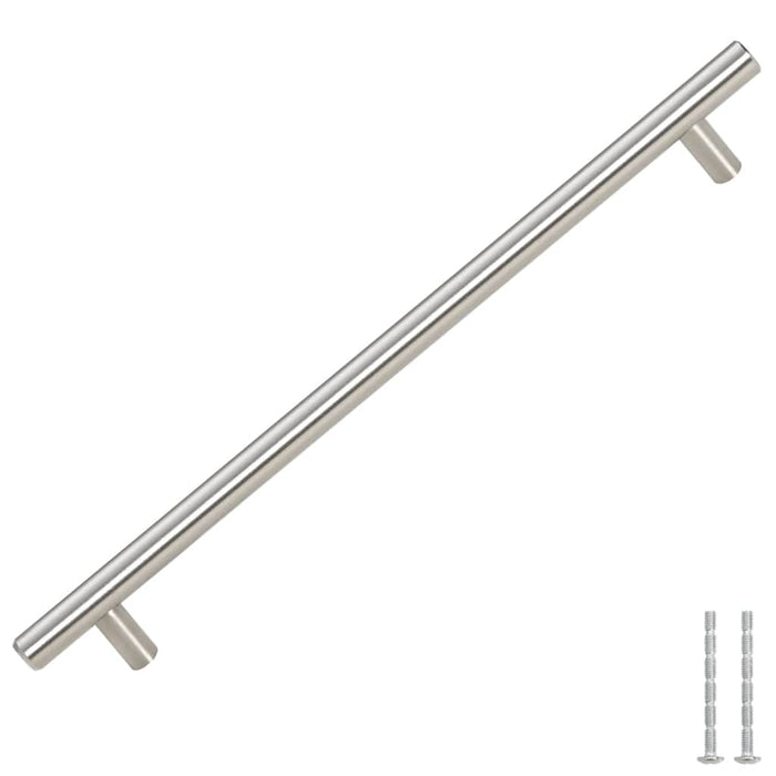 Mânere de dulap, 5 buc., argintiu, 224 mm, oțel inoxidabil WALTI