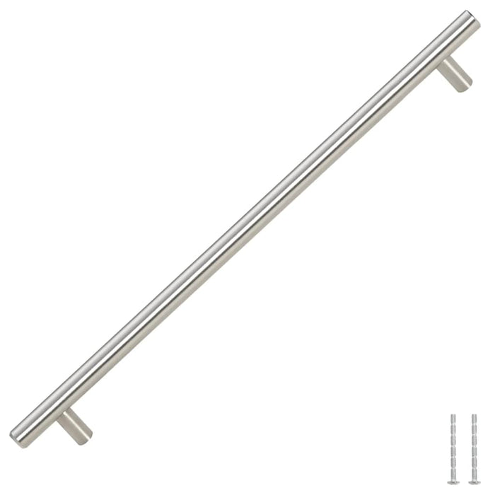 Mânere de dulap, 5 buc., argintiu, 320 mm, oțel inoxidabil - WALTI WALTI