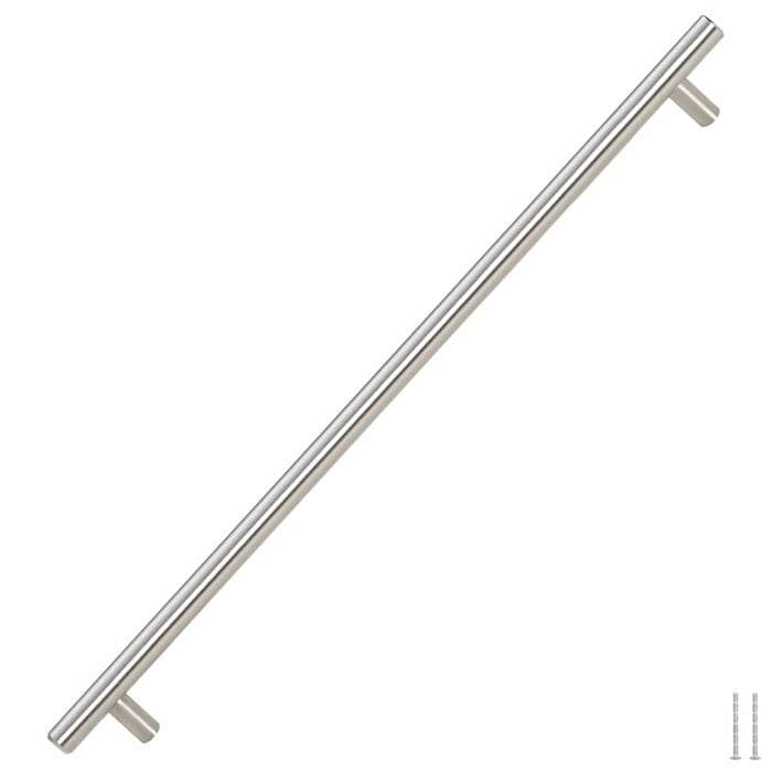 Mânere de dulap, 5 buc., argintiu, 480 mm, oțel inoxidabil WALTI