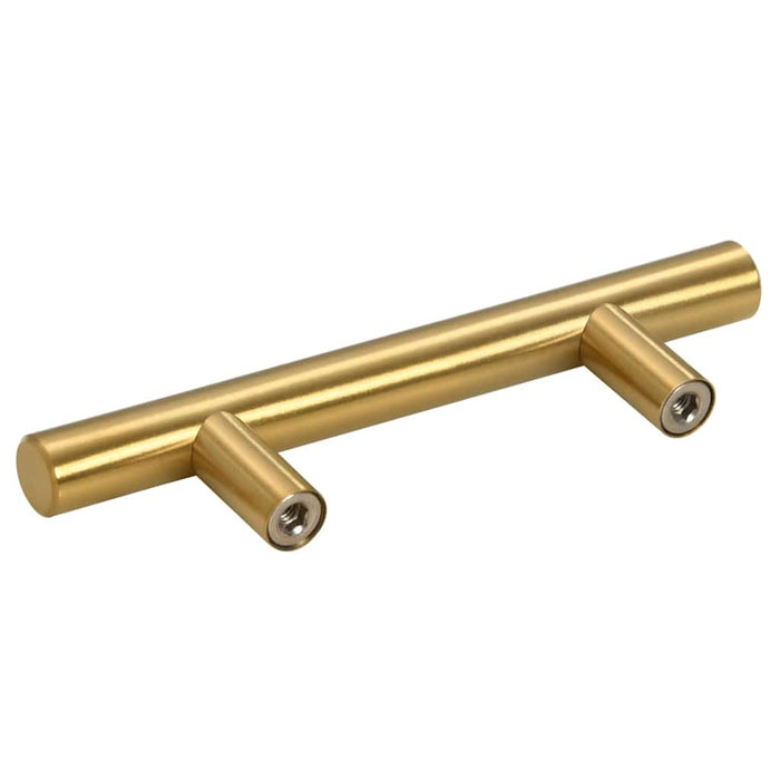 Mânere de dulap, 10 buc., auriu, 64 mm, oțel inoxidabil - WALTI WALTI
