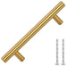 Mânere de dulap, 10 buc., auriu, 96 mm, oțel inoxidabil - WALTI WALTI