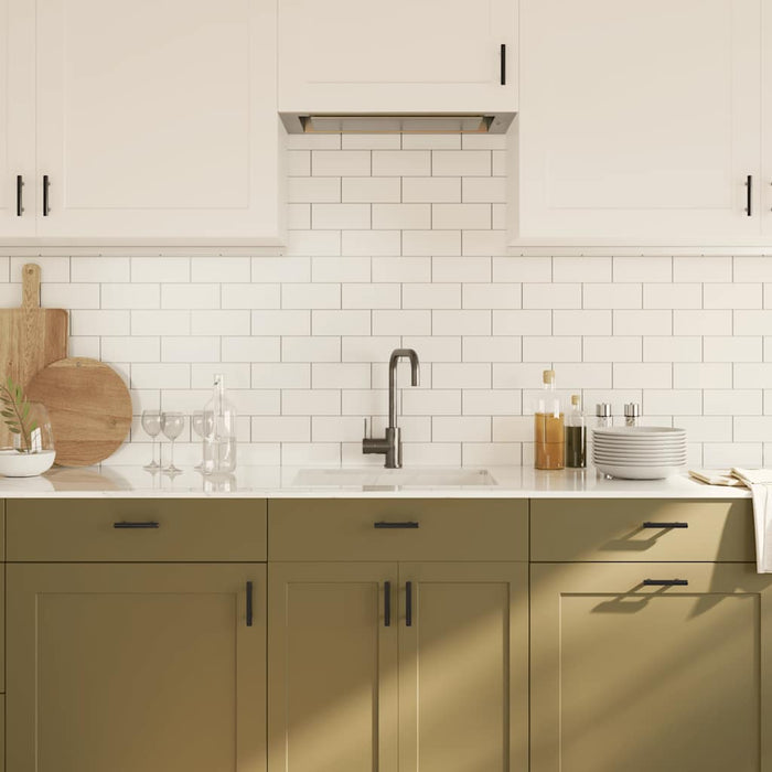 Mânere de dulap, 10 buc., negru, 64 mm, oțel inoxidabil WALTI