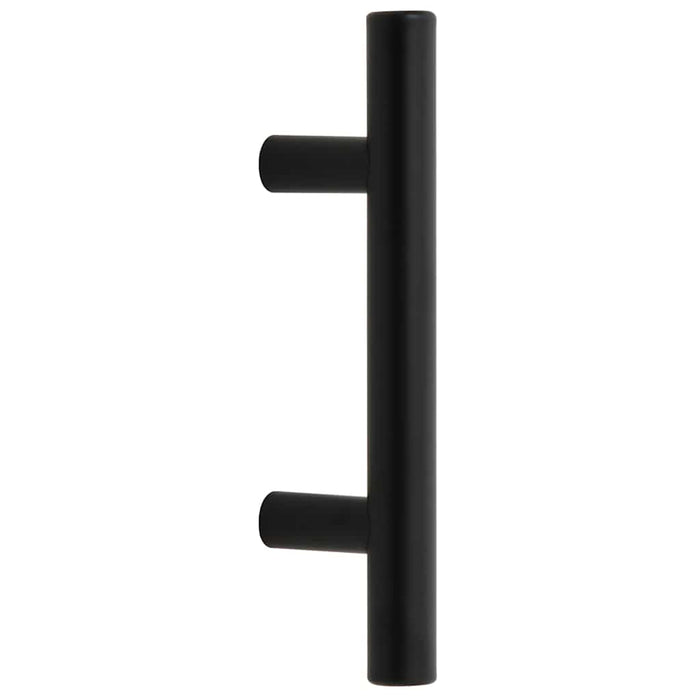 Mânere de dulap, 10 buc., negru, 64 mm, oțel inoxidabil WALTI