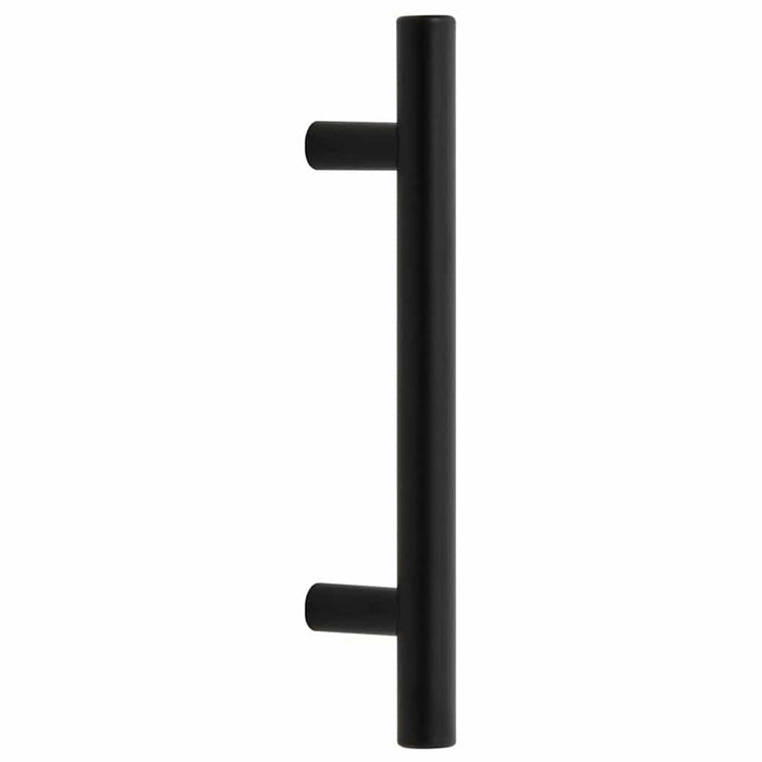 Mânere de dulap, 10 buc., negru, 96 mm, oțel inoxidabil WALTI