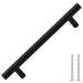 Mânere de dulap, 10 buc., negru, 128 mm, oțel inoxidabil - WALTI WALTI