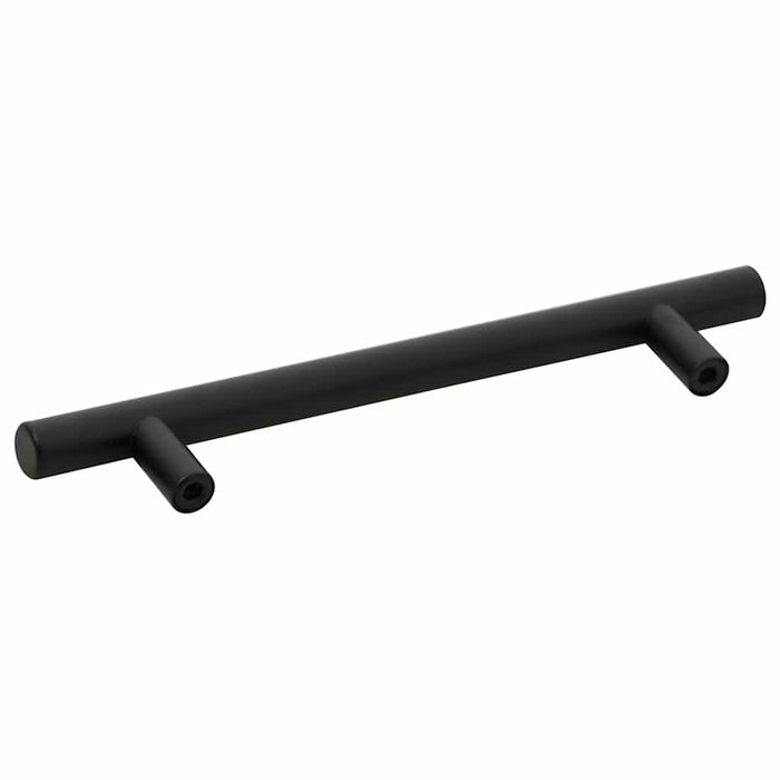 Mânere de dulap, 10 buc., negru, 128 mm, oțel inoxidabil - WALTI WALTI