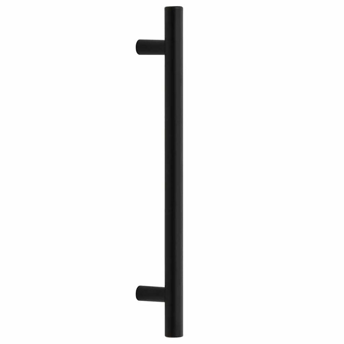 Mânere de dulap, 10 buc., negru, 160 mm, oțel inoxidabil WALTI