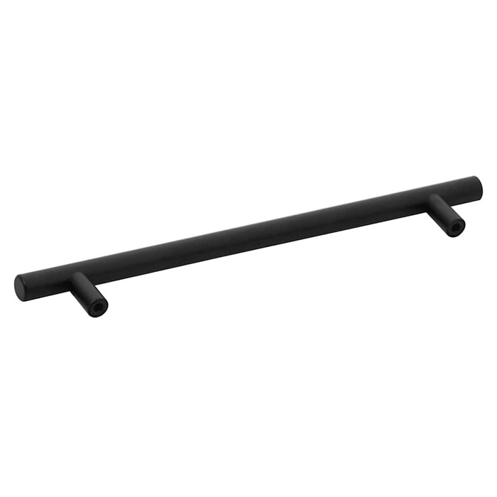Mânere de dulap, 5 buc., negru, 192 mm, oțel inoxidabil - WALTI WALTI