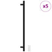 Mânere de dulap, 5 buc., negru, 480 mm, oțel inoxidabil - WALTI WALTI