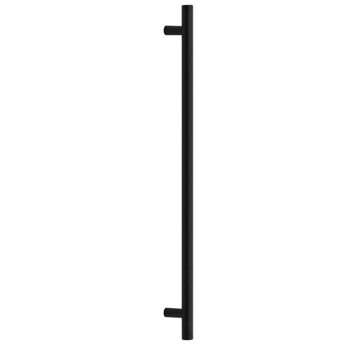 Mânere de dulap, 5 buc., negru, 480 mm, oțel inoxidabil - WALTI WALTI