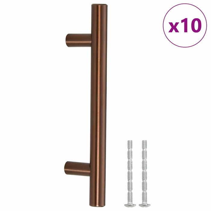Mânere de dulap, 10 buc., bronz, 96 mm, oțel inoxidabil - WALTI WALTI