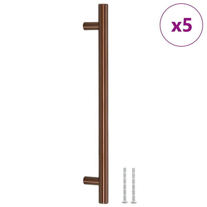 Mânere de dulap, 5 buc., bronz, 192 mm, oțel inoxidabil - WALTI WALTI