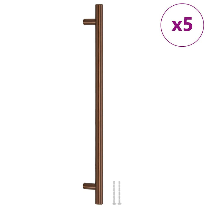 Mânere de dulap, 5 buc., bronz, 320 mm, oțel inoxidabil WALTI