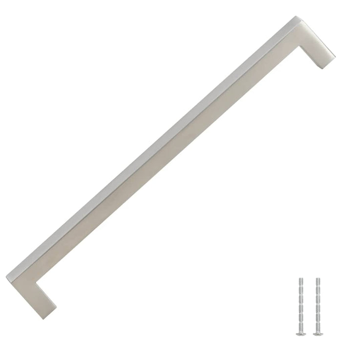 Mânere de dulap, 5 buc., argintiu, 224 mm, oțel inoxidabil - WALTI WALTI