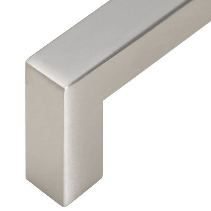 Mânere de dulap, 5 buc., argintiu, 224 mm, oțel inoxidabil - WALTI WALTI