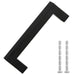 Mânere de dulap, 10 buc., negru, 96 mm, oțel inoxidabil - WALTI WALTI