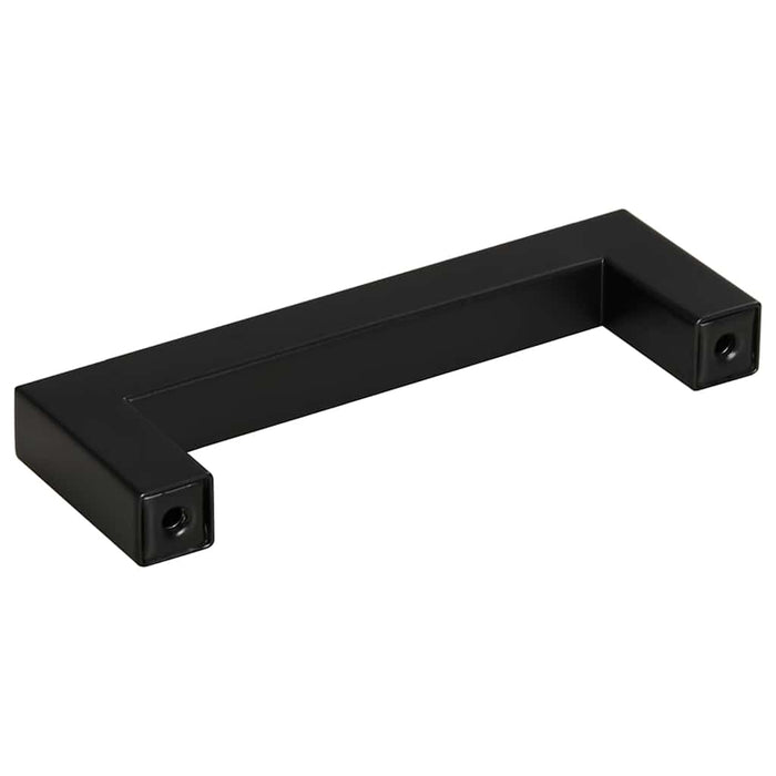 Mânere de dulap, 10 buc., negru, 96 mm, oțel inoxidabil - WALTI WALTI