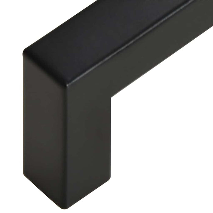Mânere de dulap, 10 buc., negru, 96 mm, oțel inoxidabil - WALTI WALTI