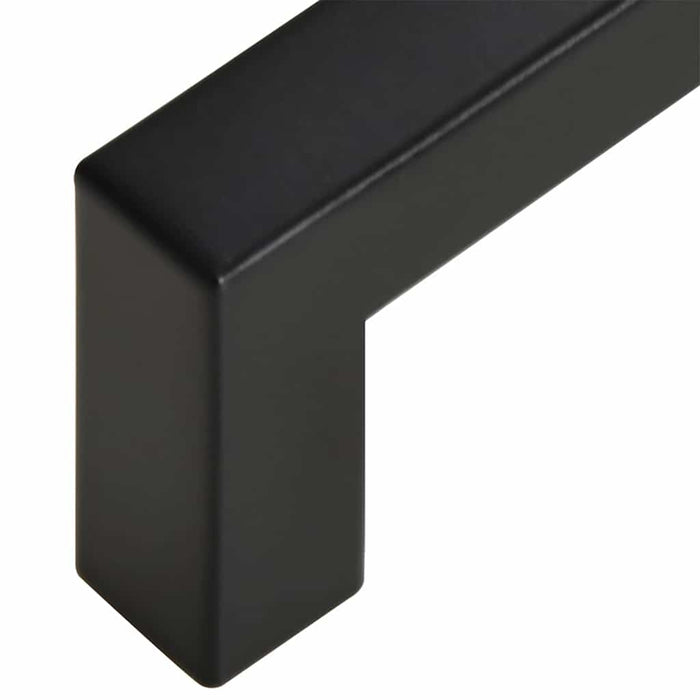 Mânere de dulap, 10 buc., negru, 128 mm, oțel inoxidabil - WALTI WALTI