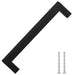 Mânere de dulap, 10 buc., negru, 160 mm, oțel inoxidabil - WALTI WALTI