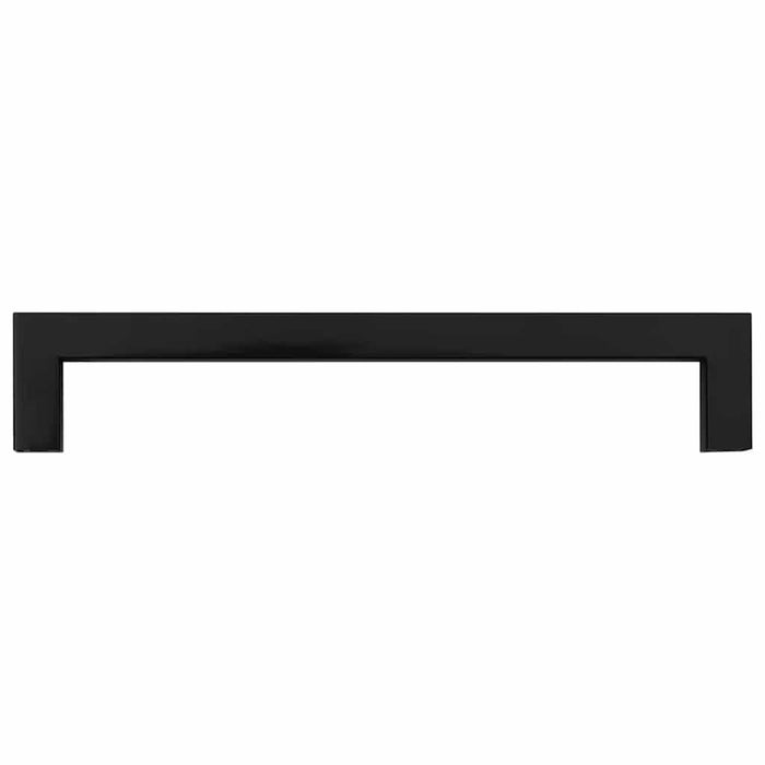 Mânere de dulap, 10 buc., negru, 160 mm, oțel inoxidabil - WALTI WALTI