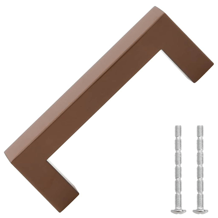 Mânere de dulap, 10 buc., bronz, 96 mm, oțel inoxidabil - WALTI WALTI