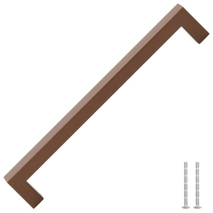 Mânere de dulap, 5 buc., bronz, 224 mm, oțel inoxidabil - WALTI WALTI