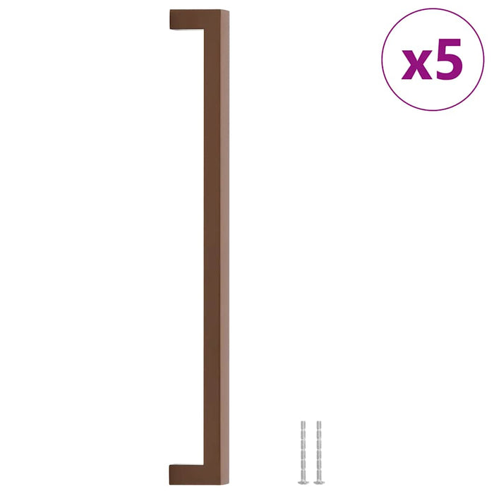 Mânere de dulap, 5 buc., bronz, 320 mm, oțel inoxidabil - WALTI WALTI