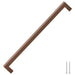 Mânere de dulap, 5 buc., bronz, 320 mm, oțel inoxidabil - WALTI WALTI